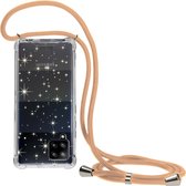 Casetastic Samsung Galaxy A42 (2020) 5G Hoesje met koord - Lanyard Case - Stars Print