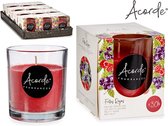 Acorde - Coffret bougies parfumées 2 pièces - FRAISE + FRUITS ROUGES - en verre - 30h