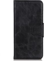 Shop4 - Oppo A74 5G Hoesje - Wallet Case met Pasjeshouder Cabello Zwart