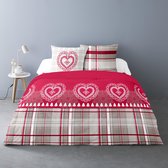 Luxe Flanel dekbedovertrek 240 x 220 cm Coeur de charme