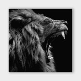 Poster Lion Roar - Plexiglas - Meerdere Afmetingen & Prijzen | Wanddecoratie - Interieur - Art - Wonen - Schilderij - Kunst