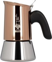 Bialetti Venus Copper Espressomaker - Percolator - 4 kops - 200ml - roestvrijstaal - inductiegeschikt