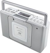 Bol.com Soundmaster BCD480 - Spatwaterdichte badkamer-/keukenradio met CD en klok aanbieding