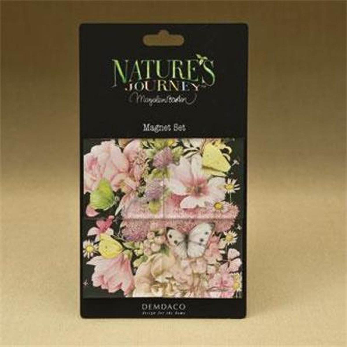 Marjolein Bastin Nature's Journey set van 4 mangneten Bloemen