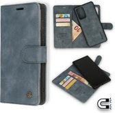 iPhone 13 Mini Casemania Hoesje Shadow Gray - 2 in 1 Magnetic Book Case