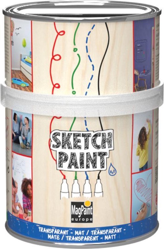 MagPaint | Sketchpaint | Transparant-Mat | 500ml (4m²)