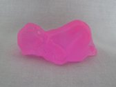 Zeep baby, Geboorte, Kraam cadeau, roze doorschijnend Creme douche geur