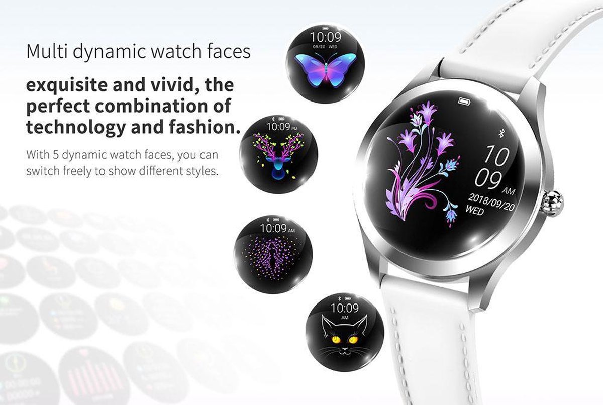 Ploeg Mona Lisa Bibliografie RPD Smartwatch Elegance - Smartwatch Dames - Heren Smartwatch - Activity  Tracker -... | bol.com