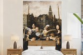 Behang - Fotobehang Schilderij - Oude Meesters - Collage - Breedte 160 cm x hoogte 240 cm