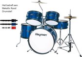 Drumstel Hayman Junior Series HM-50-MR 5-delig Metallic Rood