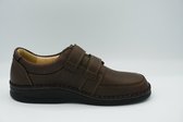 Finn comfort-01112- Wicklow-Bruine klittenband schoen- maat 8