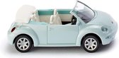 miniatuurauto VW New Beetle Cabrio die-cast zink 1:87 blauw
