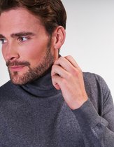 Steppin' Out Herfst/Winter 2021 Trui Cotton Cashmere Coltrui Mannen - Regular Fit - Katoen - Grijs (M)