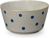 Lyngby Porcelain Dan-Ild bowl D17cm H9cm dot