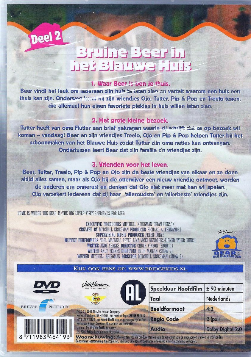 Bruine Beer In Het Blauwe Huis 2 (Dvd), Bruine Beer Dvd's bol
