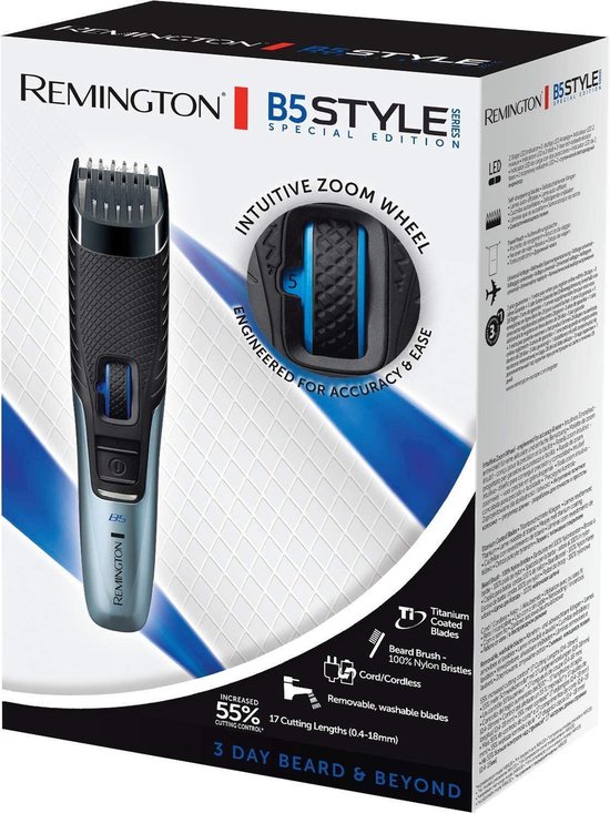 Remington B5 Style Series Baardtrimmer - MB5000 - Blauw