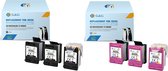 G&G HP 302XL inkcartridges- Reman Ecosaver Compatible/ zwart en Kleur-2 pack - 3 pakken een pack