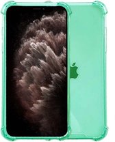 Smartphonica iPhone 11 Pro transparant siliconen hoesje - Groen / Back Cover