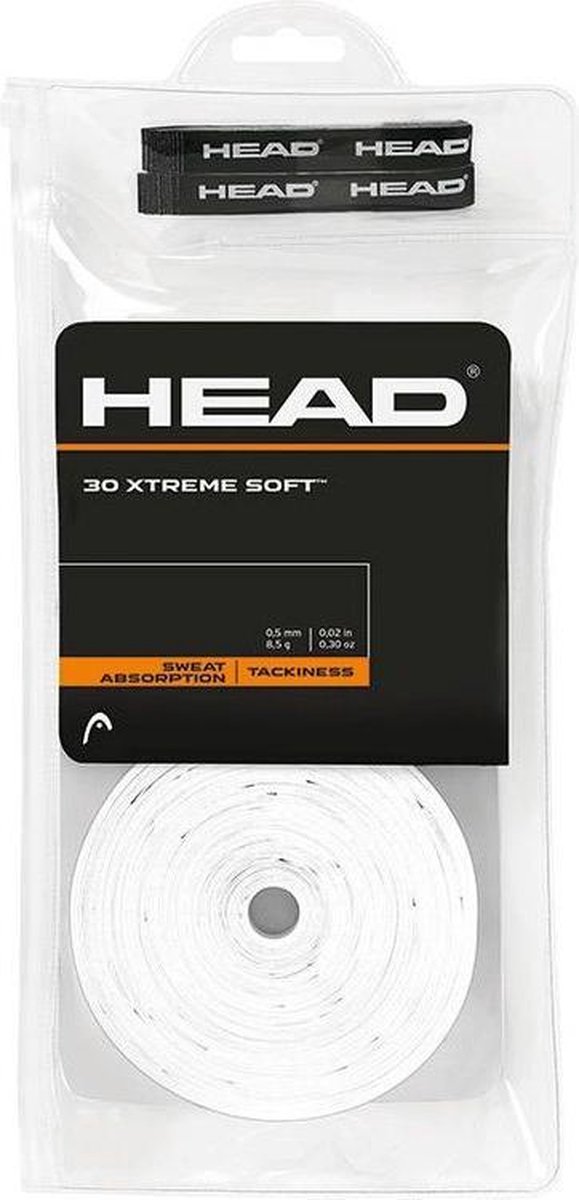 HEAD Overgrip Xtreme Soft 30 stuks Wit