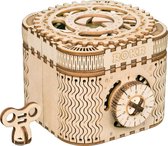 Robotime ROKR - Modelbouw pakket - Treasure Box LK502 - Bouwpakket Hout - Houten Mystery box - Schatkist