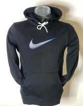 Nike Swoosh Fleece Hoodie Heren - Zwart - Maat XXL