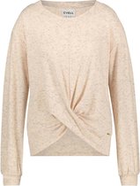 CYELL HORIZON PECHE Dames Loungewear Sweater Lange Mouw - Zacht Roze - Maat 36