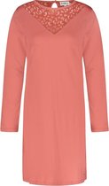 CYELL LUXURY SOLIDS Dames Nachthemd Lange Mouw - Peony - Maat 36