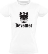 Deventer Dames t-shirt |  go ahead eagles | Wit