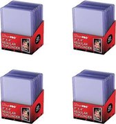 Ultra Pro Toploader Bundel I  3 x 4 regular I 100 stuks I 76,2 x101,6mm (25ct) I Trading Card Game I 4 packs I Transparant I