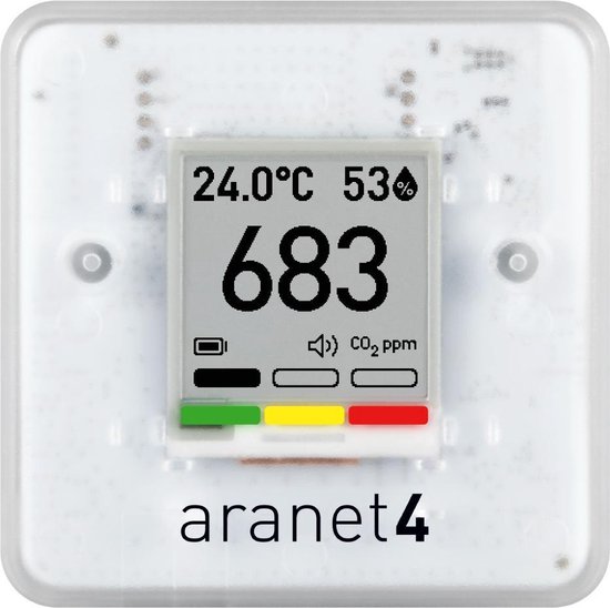 Aranet4 CO2 meter - Inclusief opberghoes
