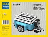 Bricksworld BOC-BM Bagagewagen Medium Azur Blauwe add-on voor LEGO® 10279 VW T2 Bus