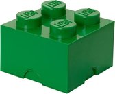 LEGO Opbergbox - Brick 4 - Groen - 6 L - 25 cm x 25 cm x 18 cm -  Kunststof