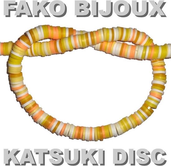 Fako Bijoux® - Katsuki Disc Kralen - Polymeer Kralen - Surf Kralen - Kleikralen - 6mm - 350 Stuks - Mix 2
