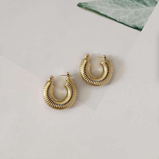 Jobo By JET - Charming earrings - Gold - Gouden oorbellen - Small earrings