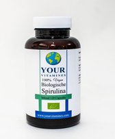 100% Vegan Your Vitamines Bio Spirulina 500mg 120 VCAPS