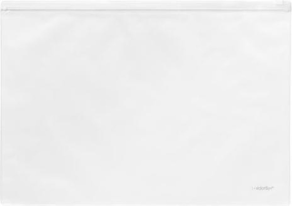 Foldersys 40415-10 Zip Pochette A4 Transparant