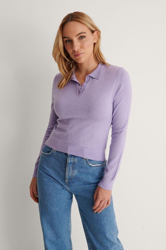 Pull NA-KD Marron Taille XS – En Laine Mélangée, Col Roulé, Occasion Très Bon état