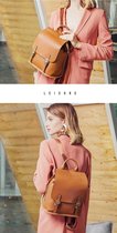 Vrouwen Lederen Rugzakken, Vintage Vrouwelijke Schoudertas, Reizen Rugzak L, Leather Women Backpack