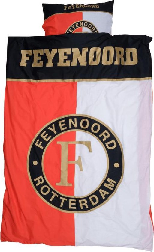 Verminderen ik betwijfel het Twisted Feyenoord Dekbed Deluxe - Eenpersoons - 140 x 200cm - Voetbal - Cadeau -  Kinderen - ... | bol.com