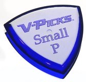 V-Picks Small Pointed Sapphire Blue plectrum 2.75 mm