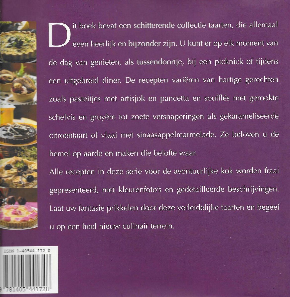 Taarten - back cover