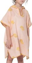 Surfponcho Kind Canary - Leeftijd 2-3 jaar - jongens/meisjes/unisex pasvorm - poncho handdoek voor kinderen met capuchon - zwemponcho - badcape