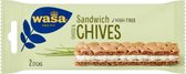 Wasa Sandwich Tussendoortje - Cream cheese en chives - 24 stuks x 37 gram