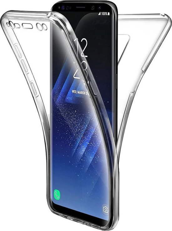 tennis Samenpersen Site lijn Samsung S9 Hoesje 360 en Screenprotector in 1 - Samsung Galaxy S9 Case 360  graden... | bol.com