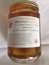 Honingland : Bloemen Honing ,Miel toutes fleurs, Flower honey. Mil flores ( " Duizend Bloemen " ) 1000 gram