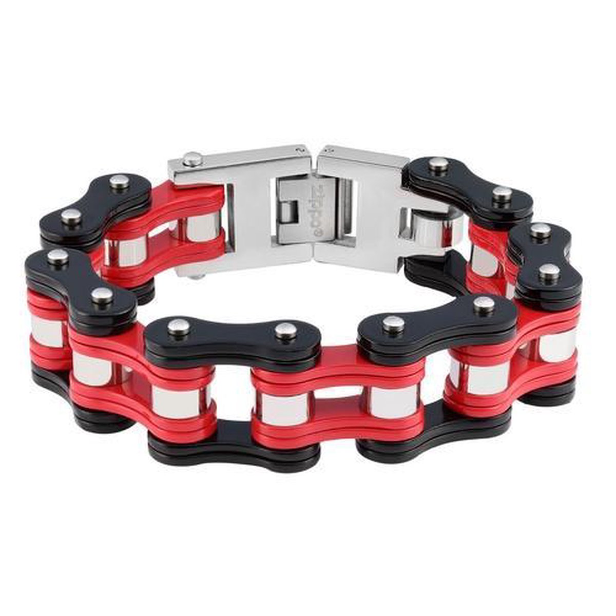 Zippo Bike Chain Zwart/Rood - 17,5 cm