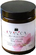 EVASICA - Vochtinbrengende crème - Brise d'été - Munt, jasmijn en monoï - 180 ml