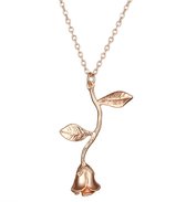 Roos ketting | rose gold gekleurd