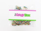 The Candy Box snoep mix snoepzakjes - 'Wat ben jij Zuur!' snoep - Gevuld met 200 gram snoep mix - Uitdeel en verjaardag cadeau man, vrouw, kinderen met: Zoete Lik Schelpen, Zure re