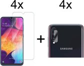 Beschermglas Samsung A70 Screenprotector 4 stuks - Samsung Galaxy A70 Screenprotector - Samsung A70 Screen Protector Camera - 4 stuks